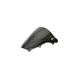 Zero Gravity Double Bubble Windscreen Dark Smoke for Kawasaki Ninja 650R 06-08