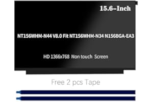 YOUYUANLTD NT156WHM-N44 V8.0.Fit NT156WHM-N34 N156BGA-EA3 LCD Screen Replacement for HP 15-DW0083WM HD 1366x768, LED Non-Touch Display(Narrow Edge)