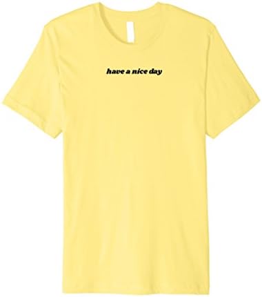 Yellow Aesthetic Black Text, Nice Kid Club T-Shirt