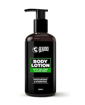 Beardo Body Lotion With Aloe Vera & Tea Tree Oil For Hydrating & Moisturizing, 300 ml