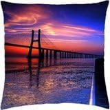 Piering over Purple - Throw Pillow Cover Case (18