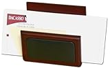 Dacasso Rosewood and Leather Letter Holder