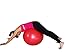 Clever Yoga Exercise Fitness Ball Plus Hand Towel and Foot Pump - Comes with Our Special Namaste (Black, 75cm)