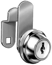 Disc Tumbler Cam Lock, Nickel, Key C413A by CompX National