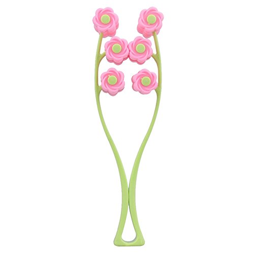 Gold Happy Portable Face Lift Massage Roller Flower Shape Elastic Anti Wrinkle Face-Lift Slimming Face Face Shaper Relaxation Beauty Tools