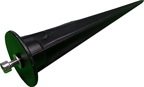 DEMASLED 1pc Metal Ground Stake for 10W - 20W LED Flood Light Holder 6.6 in - 16.8cm for Outdoors, Gardens and Yard