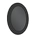 MCS 22.5x29.5 Large Wall Mirror, Bronze Oval Mirror with Beaded Detail, Vertical & Horizontal Wall Hanging Mirror for Bathroom, Bedroom & Livingroom
