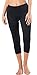Neonysweets Womens Sports Yoga Pants Capris Active Workout Leggings Out Pockets