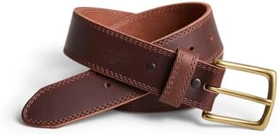 Red Wing Shoes Men's Triple Stitch Leather Belt, 1.5