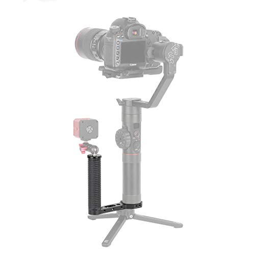 ATian Universal Aluminum Alloy Left Side Handle for DJI Ronin S and Zhiyun Crane V2, Crane 2, etc. Gimbal Stabilizer for a External Monitor, Microphone or LED Light, etc. - Thumbnail 2