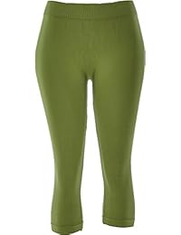 Mano a mano aprileo dama Capri sin costuras Legging sólido Básico Ultra elástico