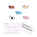 Epessa 5 PCS Cable Bites Animals Cable Buddy for iPhone Cable, Marine Animals|Terrestrial Animals|Dinosaurs and Fish|Animal Bite Cable Protector are Available (Terrestrial Animals)