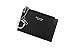 Small Wallets for Women Slim Leather Card Case Holder Cute Coin Purse with Keychains ID Window (A-Black)