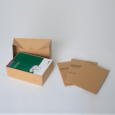 Cartón k14.04 Caja A4 Tapa y base 5 cm ondulado VE=25: Amazon.es: Oficina y papelería