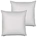 MSD 2 Pack Pillow Insert 28x28 Hypoallergenic Square Form Sham Stuffer Standard White Polyester Decorative Euro Throw Pillow Inserts for Sofa Bed - Made in USA (Set of 2) - Machine Washable and Dry