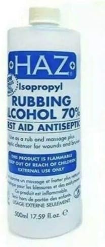 Rubbing Alcohol 70 500ml By Haz Amazon Co Uk Health Personal Care