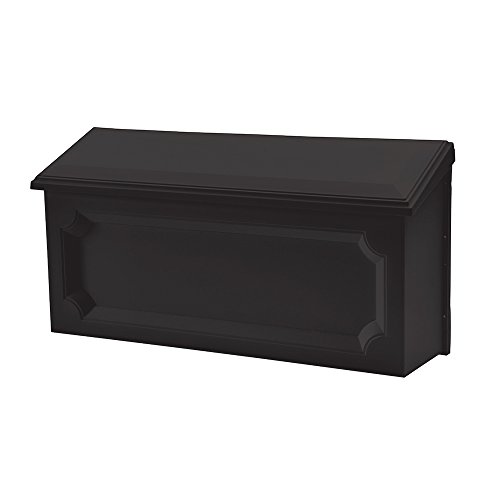 Gibraltar Mailboxes Windsor Small Capacity RustProof Plastic Black