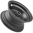 Newsmarts 6" 145/70-6 in Motorcycle Rear Wheel Rim Replacement Fits for GO Kart Off-Road Dirt Pit Bike