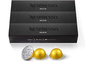 Nespresso Capsules VertuoLine, Solelio,Mild Roast Coffee, 30 Count Coffee Pods