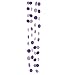 Bridal Shower Decorations 14pcs White Purple Gold Tissue Paper Pom Pom Paper Lanterns Circle Paper Garland Mixed Package for Purple Themed Party Wedding Party Decorations Purple Baby Shower Decoration