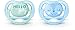 Philips Avent Ultra Air Pacifier, 0-6 months, blue/green fashion decos, 2 pack, SCF342/20