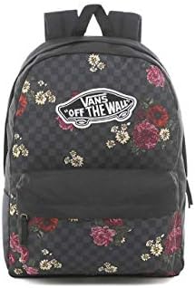 vans botanical check backpack