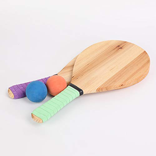 HOLYKING Beach Paddle Ball Set Outdoor Sport Games Flat Rackets Tennis Racquets