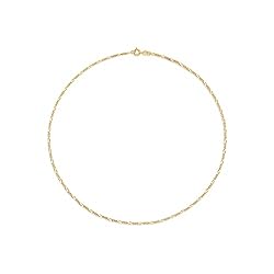 Amazon Essentials 14K Gold Plated Fine Figaro Chain