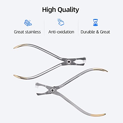 Orthodontic Band Removing Plier, Molar Band Remover Forceps with White