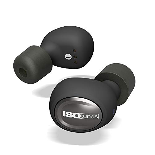 ISOtunes Free True Wireless Earplug Earbuds, 22 dB Noise Reduction