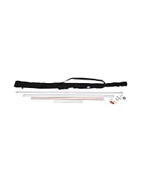 Klein Tools 56400   Juego de caña de pescar y varilla de brillos para espinillas, con juego de accesorios y funda