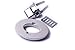 Bobeey 2sets 35x27mm Oval Purses Locks Clutches Closures,Metal Oval Twist Locks Purse Closure Turn Locks BBL4 (Silver, L)