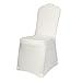 EMART Polyester Spandex Ivory Chair Covers, Elegant Dining Chair Cover Slipcovers for Banquet Wedding Party - 50pcs