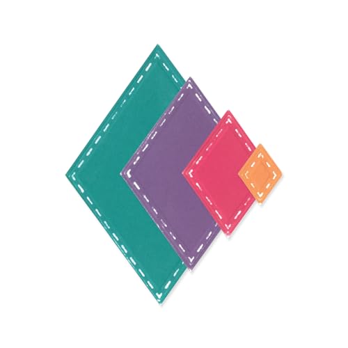 Sizzix® Framelits® Die Set 13PK - Fanciful Framelits, Katy Deco Diamonds by Stacey Park