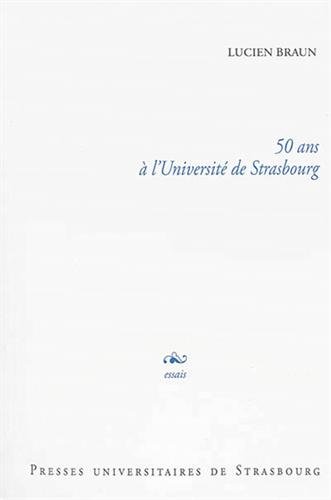 50 ans à l'Université de Strasbourg