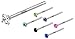 Forbidden Body Jewelry .925 Sterling Silver Custom Bendable 2mm CZ Fishtail L Shaped Nose Ring