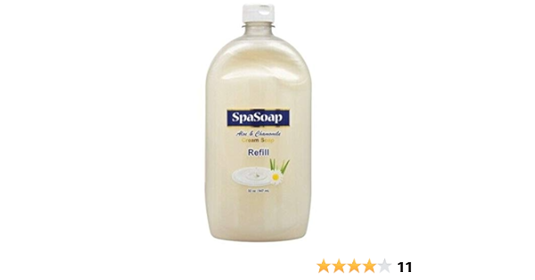 spa soap aloe and chamomile cream soap