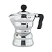 Alessi AAM33/6 - Design Espresso Coffee Maker, Aluminum and Thermoplastic Resin, 6 Cups, Black Handle