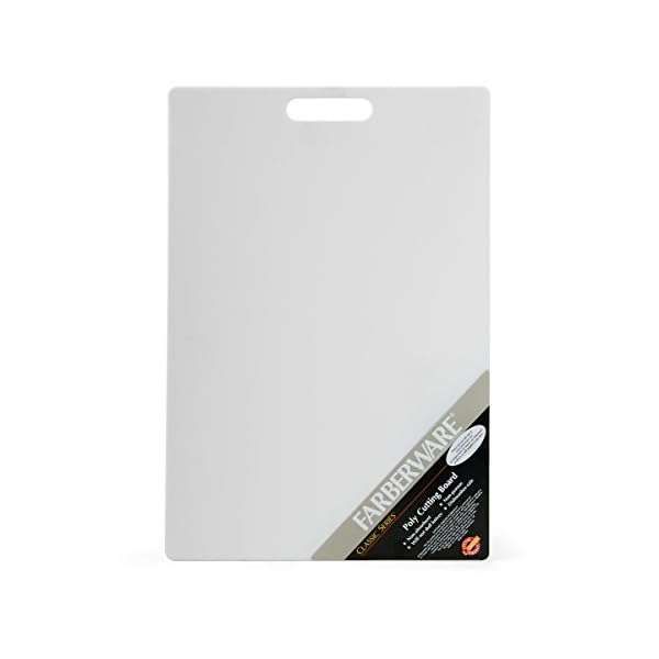 Farberware ExtraLarge Plastic Cutting Board, Dishwasher Safe Poly