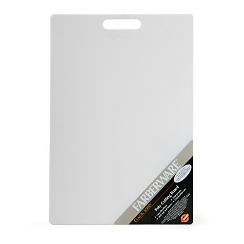 Farberware ExtraLarge Plastic Cutting Board, Dishwasher Safe Poly