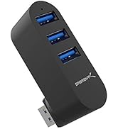 Sabrent Mini HUB 3 Ports USB 3.0 Premium en Aluminium [orientable à 90°/180°] (HB-R3MB)