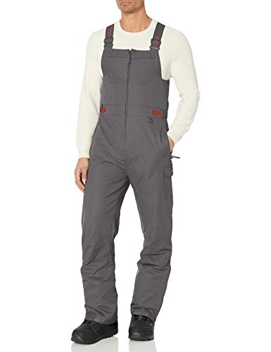 Arctix Men's Avalanche Athletic Fit Insulated Bib Overalls, Charcoal, 2X-Large