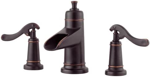 Pfister Rhen Single Hole Single Handle Trough Bathroom Faucet In Brushed Gold Lg42 Rh1bg The Home Depot