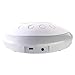 SONEic - Sleep & Focus Sound Machine. 10 Soothing White Noise & Natural Tracks, Timer. Crystal Clear Speaker & Headphone Jack. USB or Battery Powered - White
