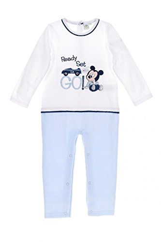 Mickey Mouse Long Sleeve Pyjamas for Baby Boys (6-12 Months) White
