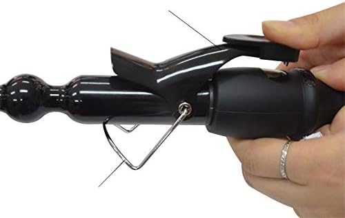 YONAIL Bubble Curling Iron Wand 1 inch Hair Curler Tourmaline Ceramic Curling Tongs Beach Wave Curler Iron LCD Temp Adjustable Hair Crimper Styling Tool - Image 5
