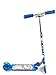 Titan Flower Power Princess Folding Aluminum Girls Kick scooter with LED Light Up Wheels (Age 5+), Blue