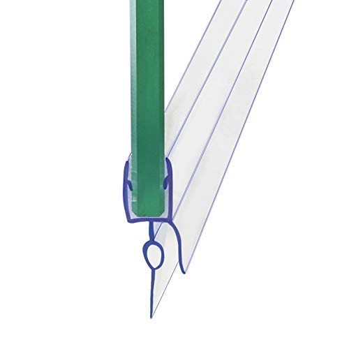 MFYO Frameless Shower Door Bottom Seal for 1/4Inch（6mm） Glass,36Inch