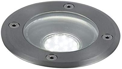 Fan Europe GU10 42 W Round Outdoor Spotlight, Silver, 10.8x10.8 [Energy Class B]