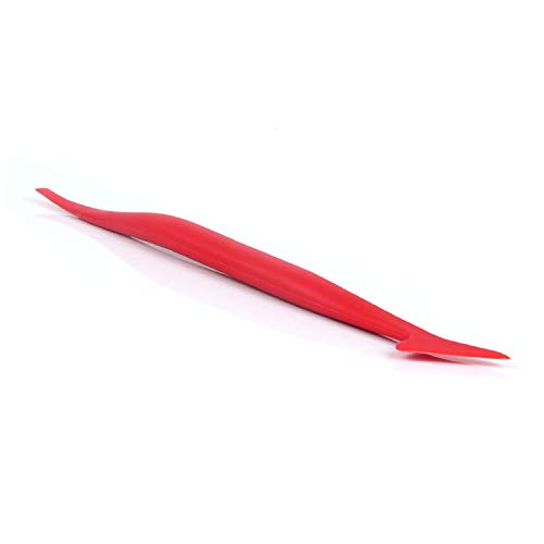 CARTINTS Flexible Micro Squeegee Vehicle Vinyl Application Tools Car Window Tint Film Tools Kit Curves Slot Tint Tool Set 3 in 1 with Different Hardness for Installing Vehicle Wraps and Auto Stickers